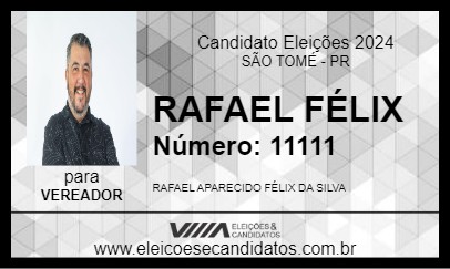 Candidato RAFAEL FÉLIX 2024 - SÃO TOMÉ - Eleições