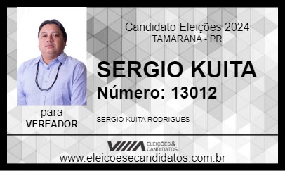 Candidato SERGIO KUITA 2024 - TAMARANA - Eleições