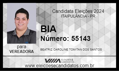 Candidato BIA 2024 - ITAIPULÂNDIA - Eleições