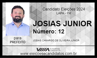 Candidato JOSIAS JUNIOR 2024 - LAPA - Eleições