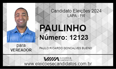 Candidato PAULINHO 2024 - LAPA - Eleições