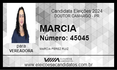 Candidato MARCIA 2024 - DOUTOR CAMARGO - Eleições