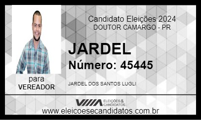 Candidato JARDEL 2024 - DOUTOR CAMARGO - Eleições