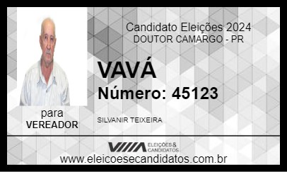 Candidato VAVÁ 2024 - DOUTOR CAMARGO - Eleições