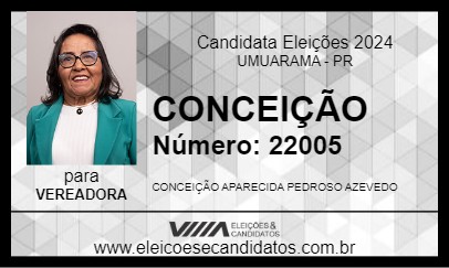 Candidato CONCEIÇÃO 2024 - UMUARAMA - Eleições