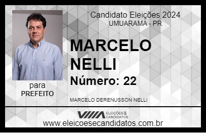 Candidato MARCELO NELLI 2024 - UMUARAMA - Eleições