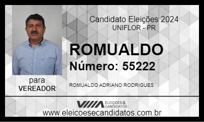 Candidato ROMUALDO 2024 - UNIFLOR - Eleições