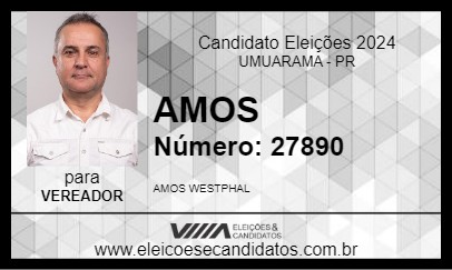 Candidato AMOS  2024 - UMUARAMA - Eleições