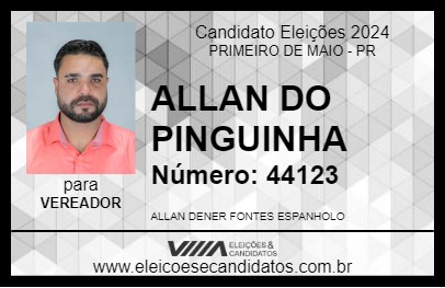 Candidato ALLAN DO PINGUINHA 2024 - PRIMEIRO DE MAIO - Eleições