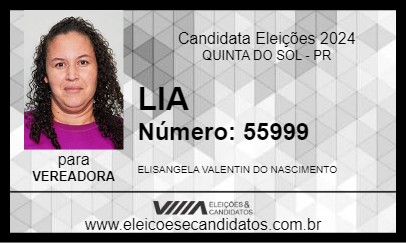 Candidato LIA 2024 - QUINTA DO SOL - Eleições