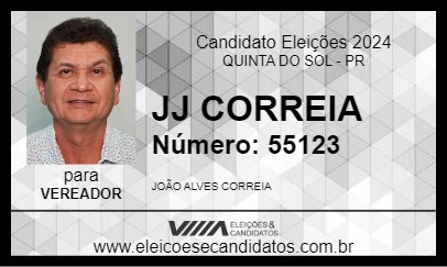 Candidato JJ CORREIA 2024 - QUINTA DO SOL - Eleições