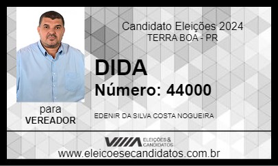 Candidato DIDA 2024 - TERRA BOA - Eleições