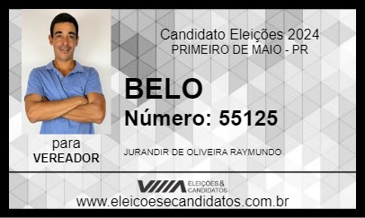 Candidato BELO 2024 - PRIMEIRO DE MAIO - Eleições