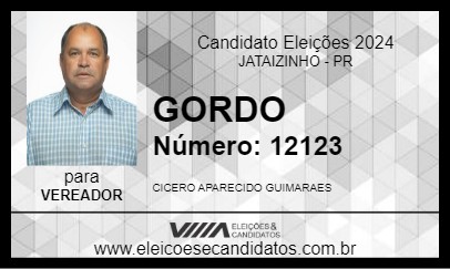 Candidato GORDO 2024 - JATAIZINHO - Eleições