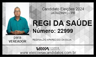 Candidato REGI DA SAÚDE 2024 - JATAIZINHO - Eleições