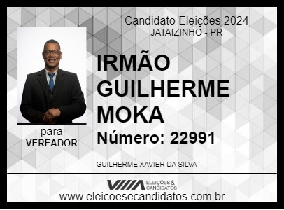 Candidato IRMÃO GUILHERME MOKA 2024 - JATAIZINHO - Eleições