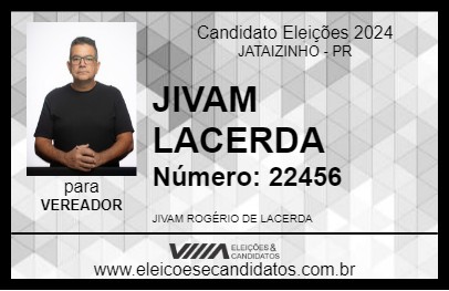 Candidato JIVAM LACERDA 2024 - JATAIZINHO - Eleições