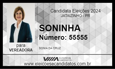 Candidato SONINHA 2024 - JATAIZINHO - Eleições