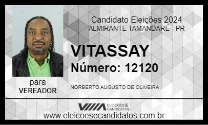 Candidato VITASSAY 2024 - ALMIRANTE TAMANDARÉ - Eleições