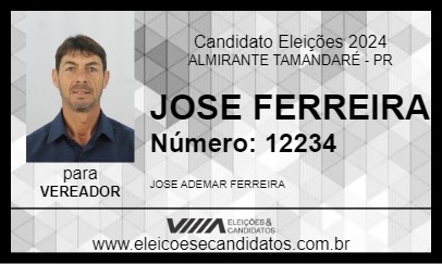 Candidato ADEMAR 2024 - ALMIRANTE TAMANDARÉ - Eleições