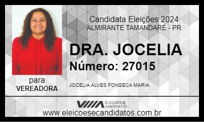 Candidato DRA. JOCELIA 2024 - ALMIRANTE TAMANDARÉ - Eleições