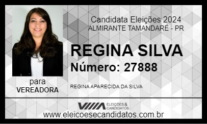 Candidato REGINA SILVA 2024 - ALMIRANTE TAMANDARÉ - Eleições