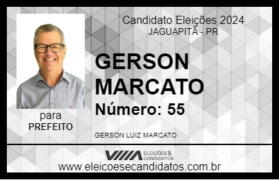 Candidato GERSON MARCATO 2024 - JAGUAPITÃ - Eleições