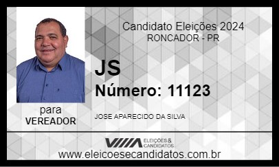 Candidato JS 2024 - RONCADOR - Eleições