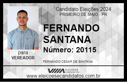 Candidato FERNANDO SANTANA 2024 - PRIMEIRO DE MAIO - Eleições