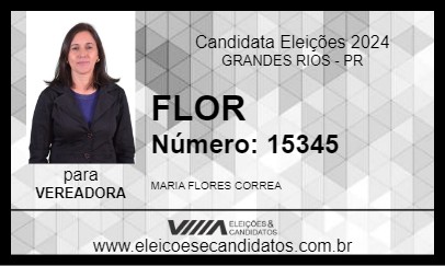 Candidato FLOR 2024 - GRANDES RIOS - Eleições