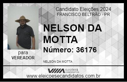 Candidato NELSON DA MOTTA 2024 - FRANCISCO BELTRÃO - Eleições