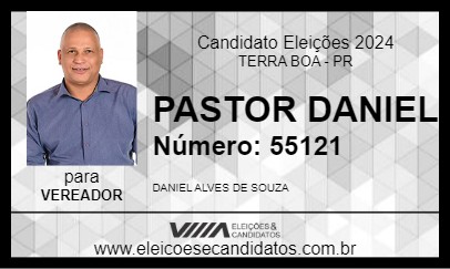 Candidato PASTOR DANIEL 2024 - TERRA BOA - Eleições