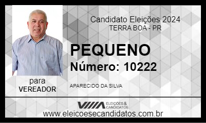 Candidato PEQUENO 2024 - TERRA BOA - Eleições