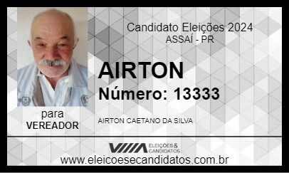 Candidato AIRTON 2024 - ASSAÍ - Eleições