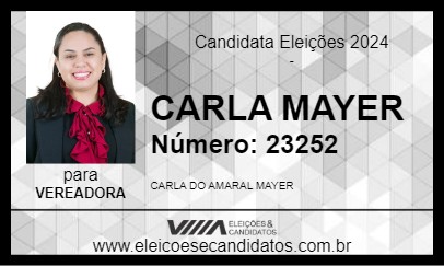 Candidato CARLA MAYER 2024 - CASCAVEL - Eleições