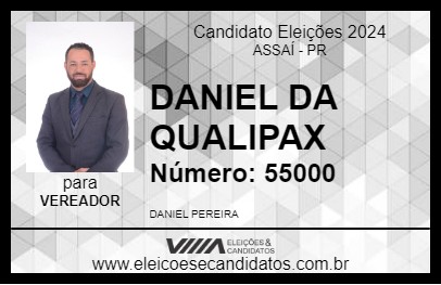 Candidato DANIEL DA FUNERÁRIA 2024 - ASSAÍ - Eleições