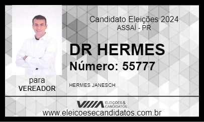 Candidato DR HERMES 2024 - ASSAÍ - Eleições