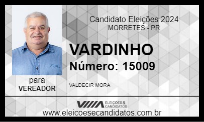 Candidato VARDINHO 2024 - MORRETES - Eleições