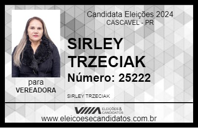 Candidato SIRLEI TRZECIAK 2024 - CASCAVEL - Eleições