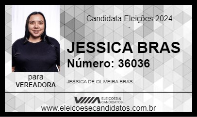 Candidato JESSICA BRAS 2024 - MARIALVA - Eleições