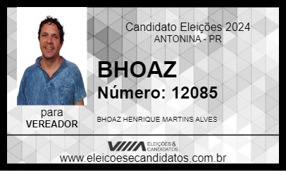 Candidato BHOAZ 2024 - ANTONINA - Eleições