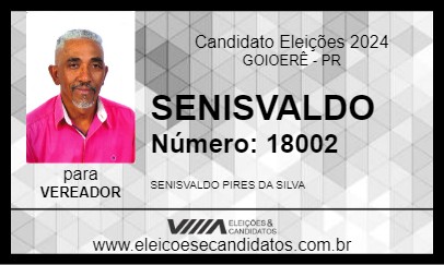 Candidato POP 2024 - GOIOERÊ - Eleições