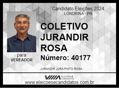 Candidato COLETIVO JURANDIR ROSA 2024 - LONDRINA - Eleições