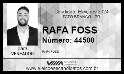 Candidato RAFA FOSS 2024 - PATO BRANCO - Eleições