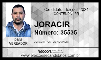 Candidato JORACIR 2024 - CONTENDA - Eleições