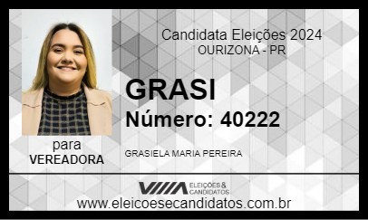 Candidato GRASI 2024 - OURIZONA - Eleições