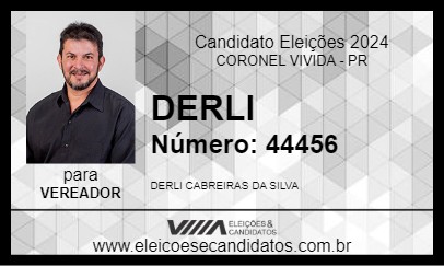 Candidato DERLI 2024 - CORONEL VIVIDA - Eleições