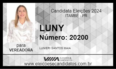 Candidato LUNY 2024 - ITAMBÉ - Eleições