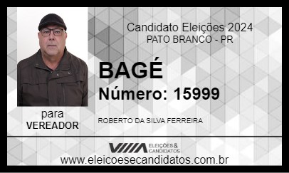 Candidato BAGÉ 2024 - PATO BRANCO - Eleições