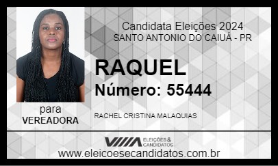 Candidato RAQUEL 2024 - SANTO ANTONIO DO CAIUÁ - Eleições